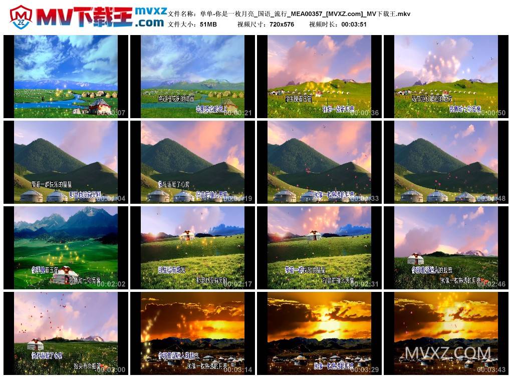 单单-你是一枚月亮_国语_流行_MEA00357